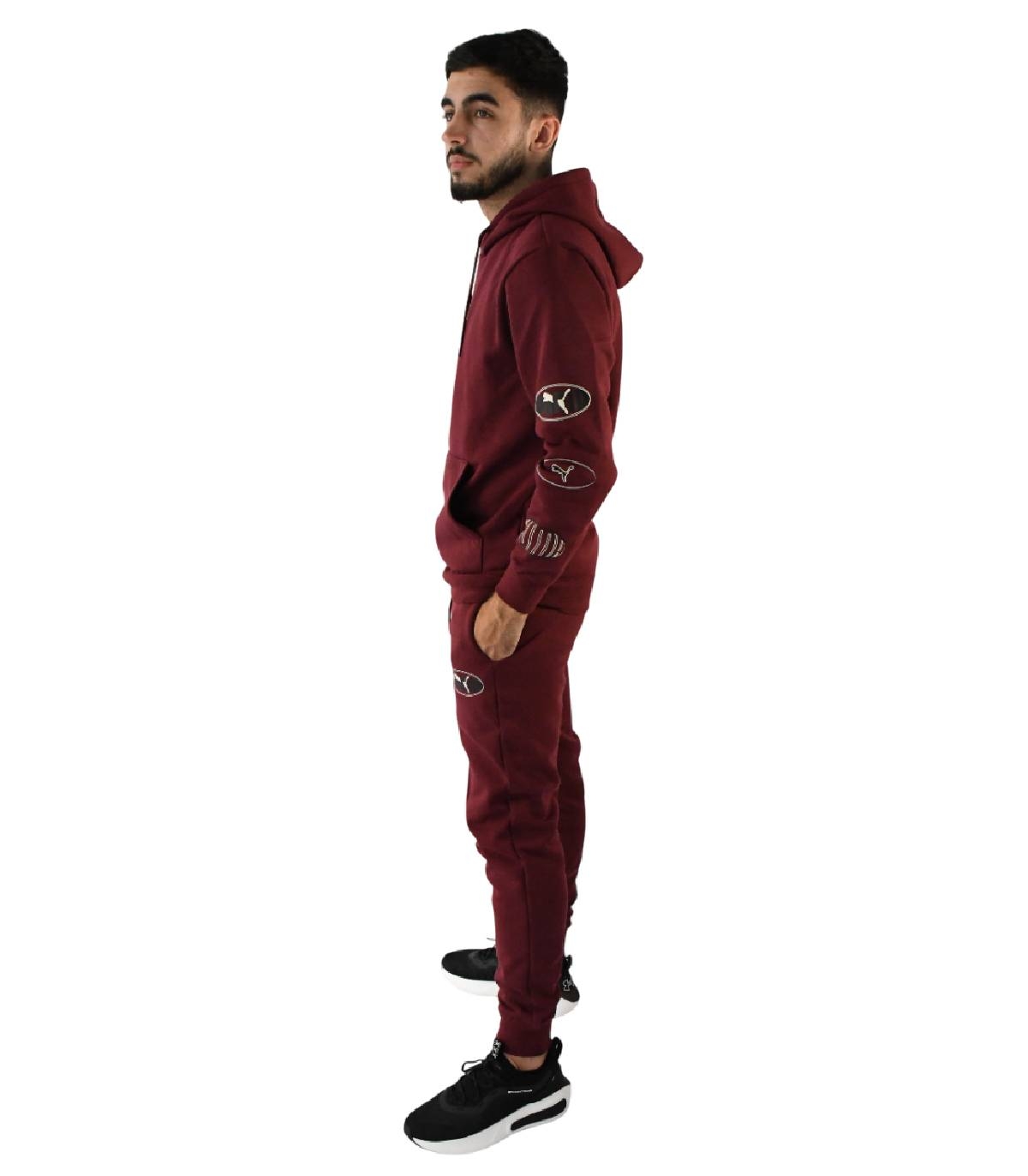 Puma - Chandal Burdeos para Hombre - Lab Relaxed