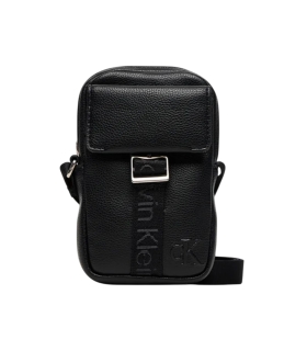 Calvin Klein - Bolso Bandolera Negro Unisex - Cargo Phone