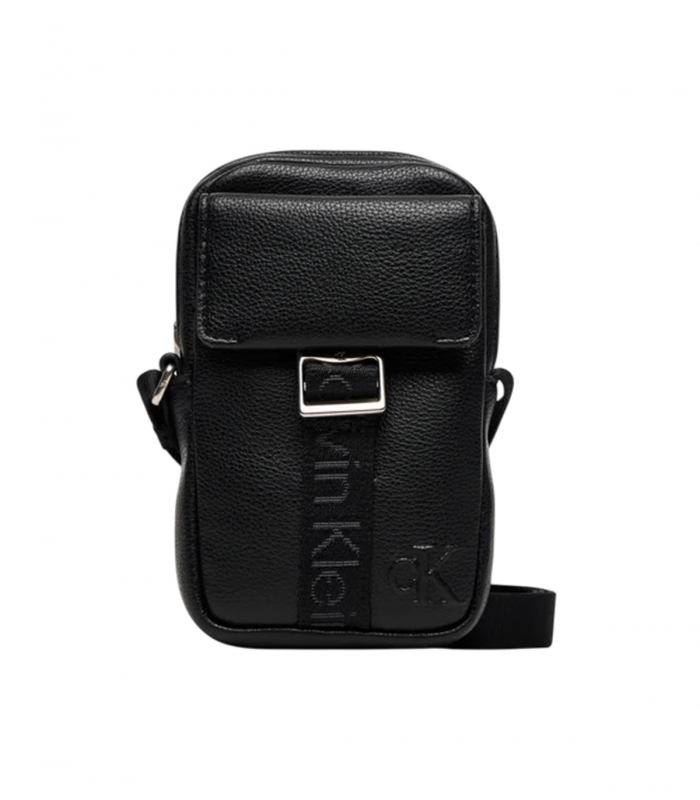 Calvin Klein - Bolso Bandolera Negro Unisex - Cargo Phone