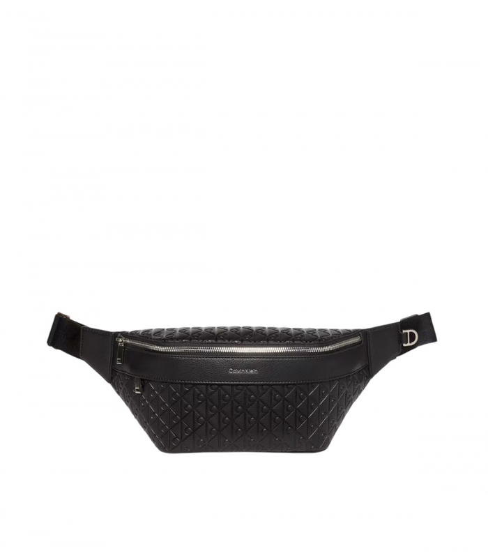 Calvin Klein - Riñonera Negra Unisex - Emblem