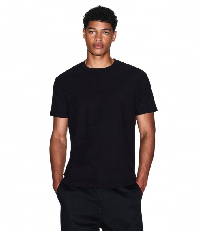Armani Exchange - Camiseta Negra para Hombre