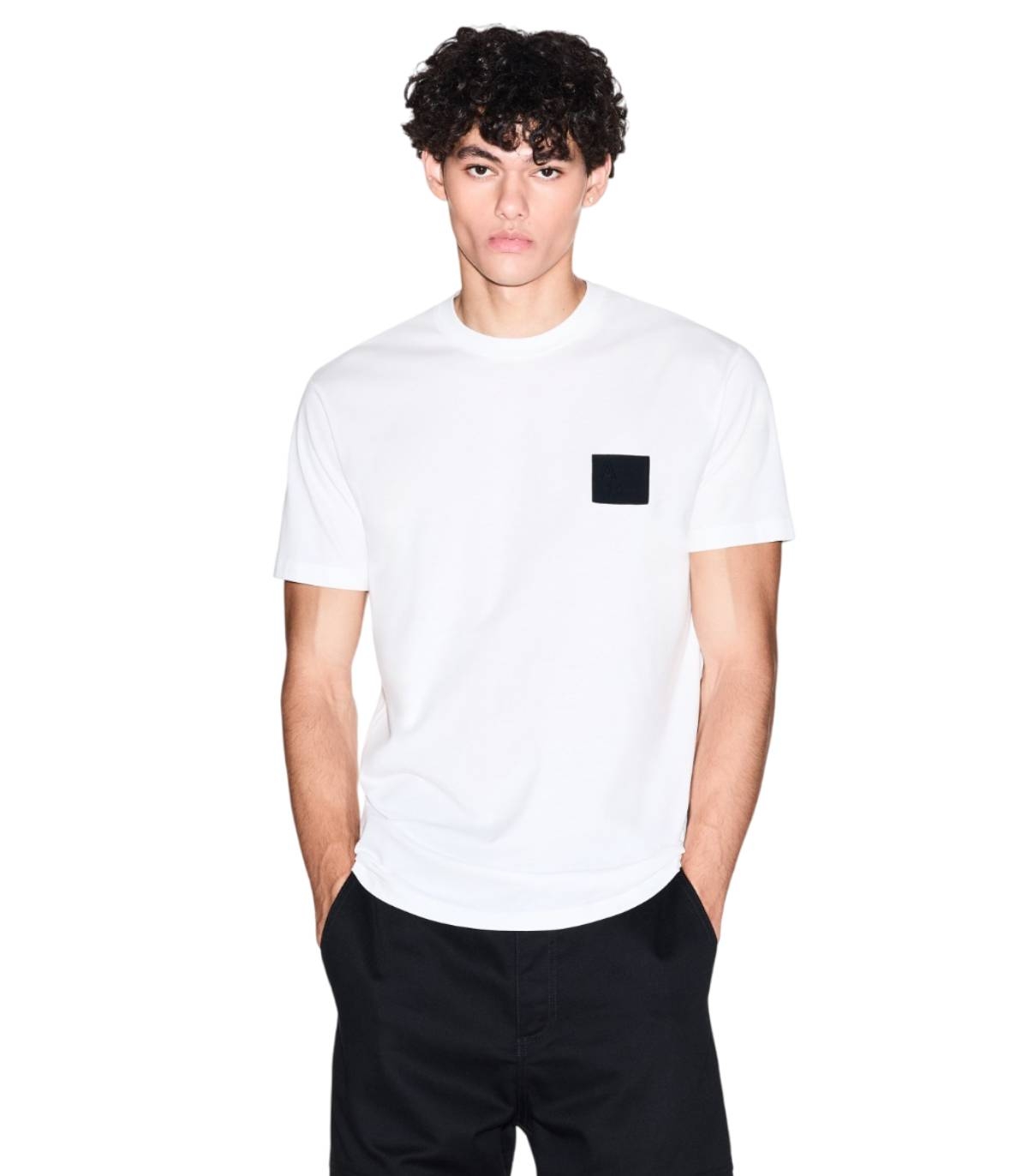 Armani Exchange - Camiseta Blanca para Hombre