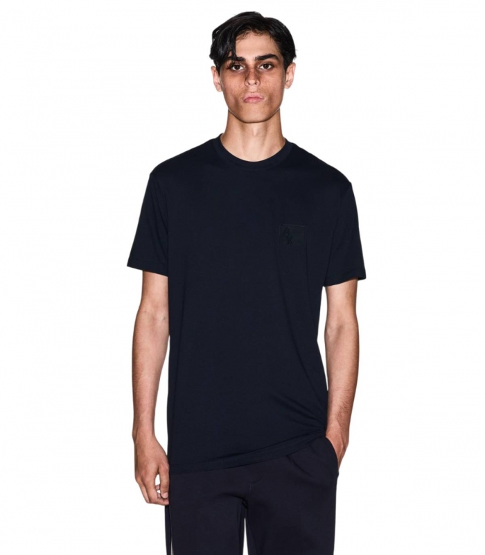 Armani Exchange - Camiseta Azul Marino para Hombre