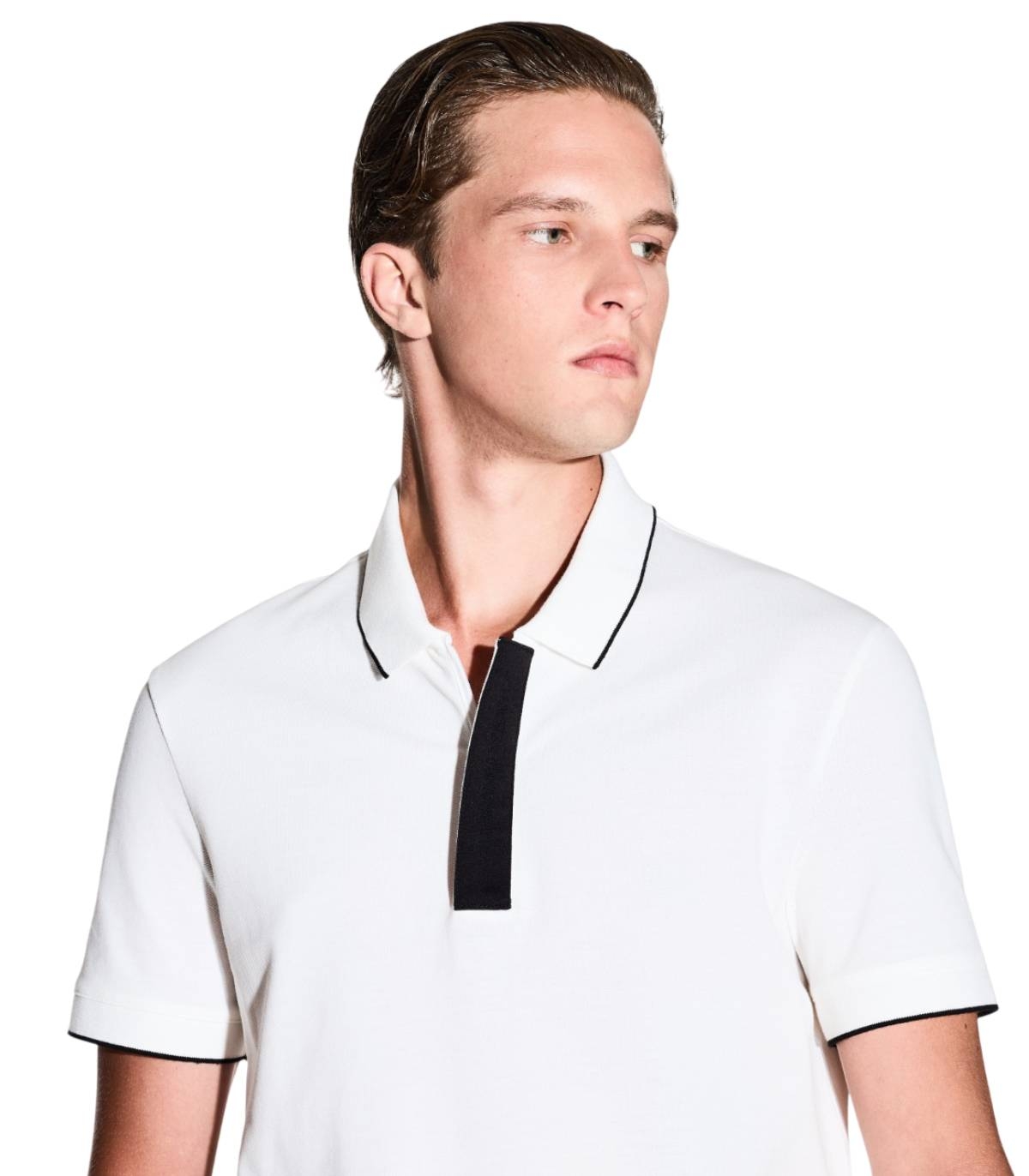 Armani Exchange - Polo Blanco para Hombre
