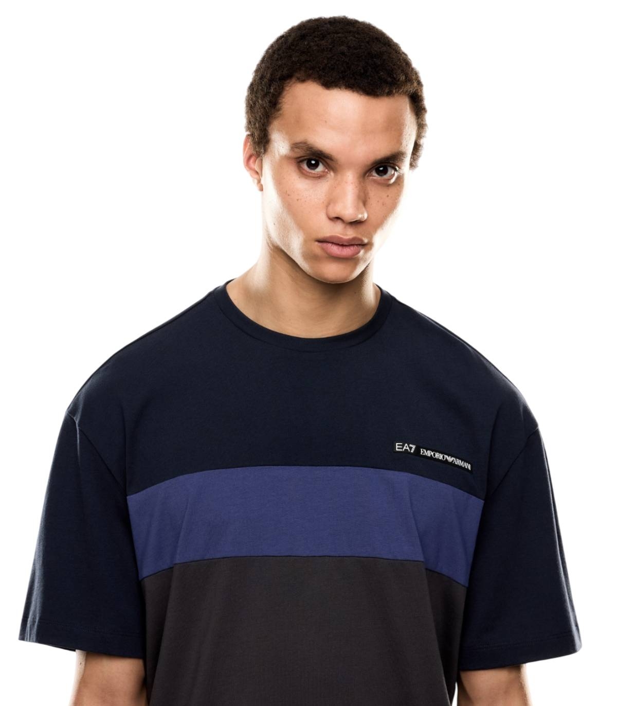 Emporio Armani - Camiseta Azul Marino para Hombre