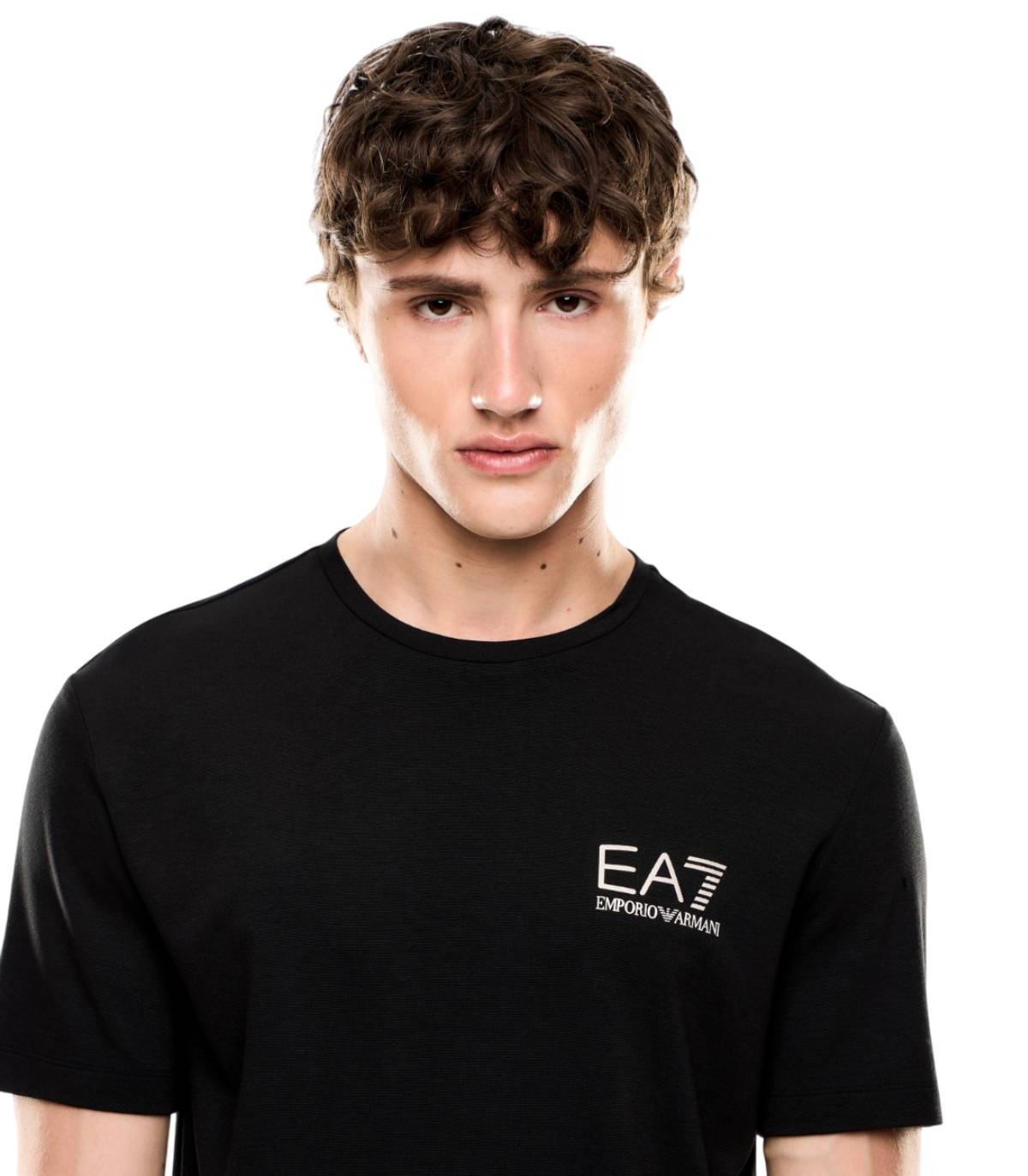 Emporio Armani - Camiseta Negra para Hombre