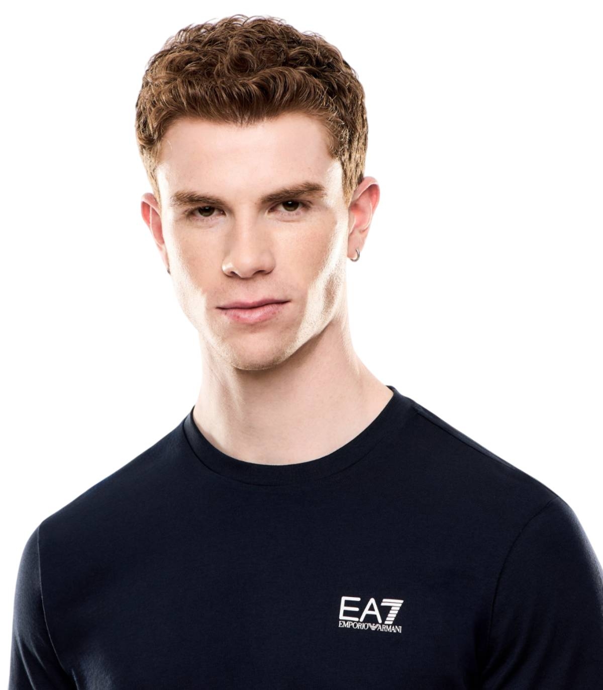Emporio Armani - Camiseta Azul Marino para Hombre
