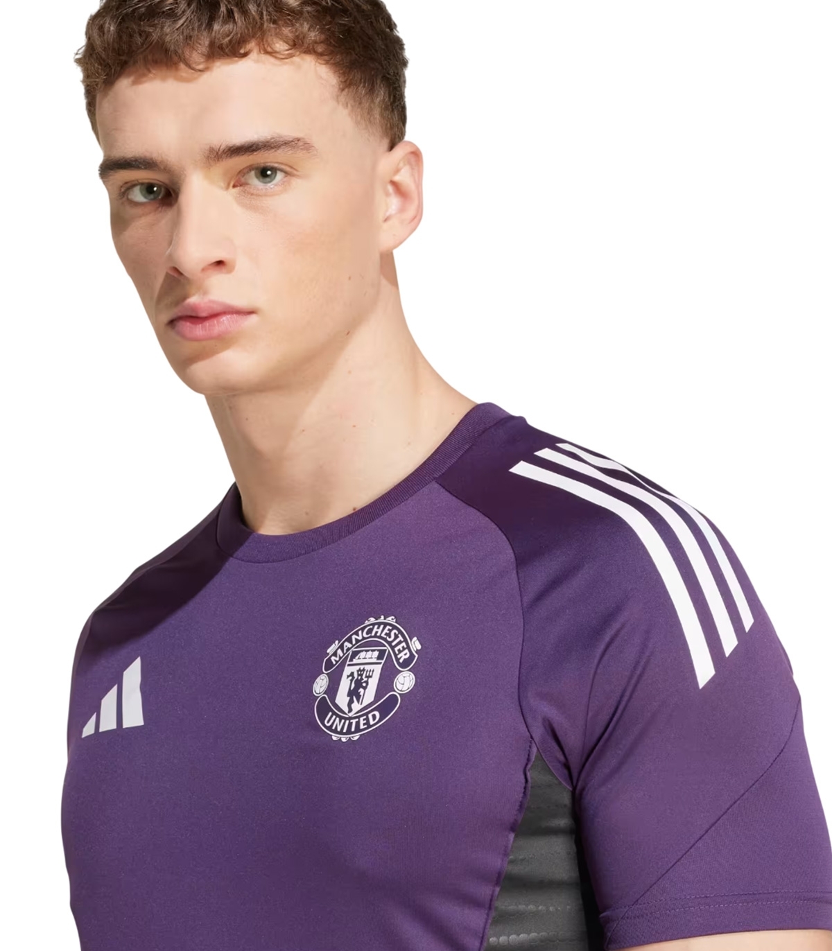 Adidas - Camiseta Morada para Hombre - Manchester 25