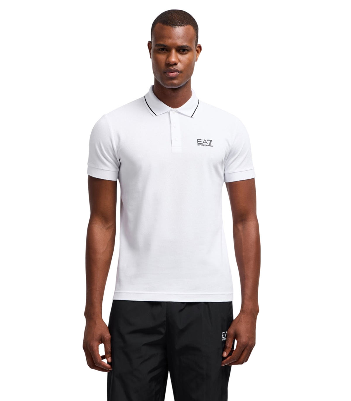 Emporio Armani - Polo Blanco para Hombre - Core Identity