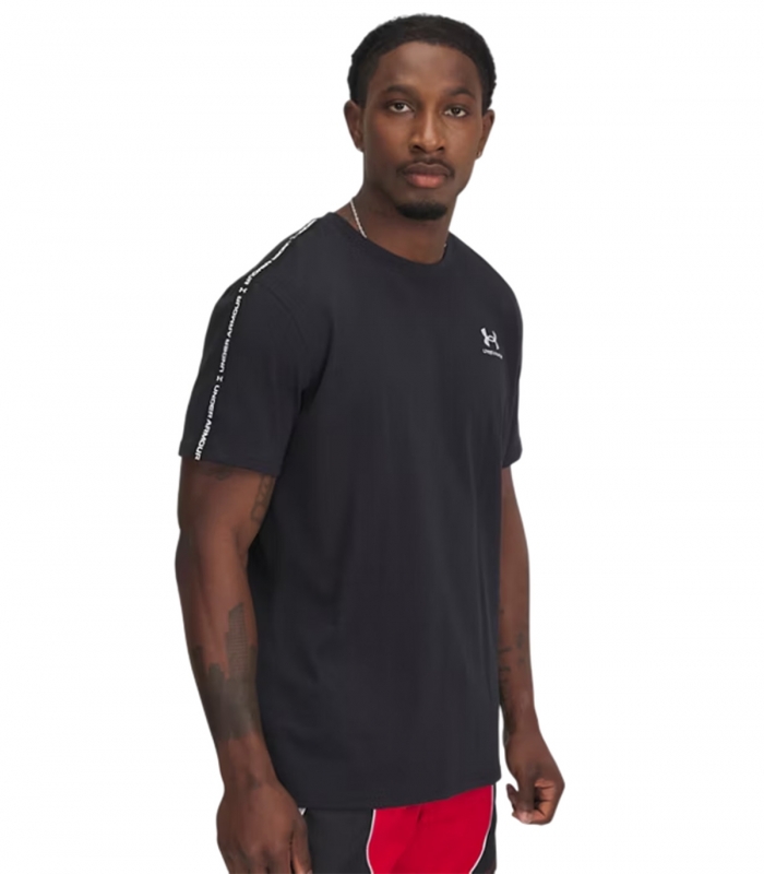 Under Armour - Camiseta Negra para Hombre - Tee Taping