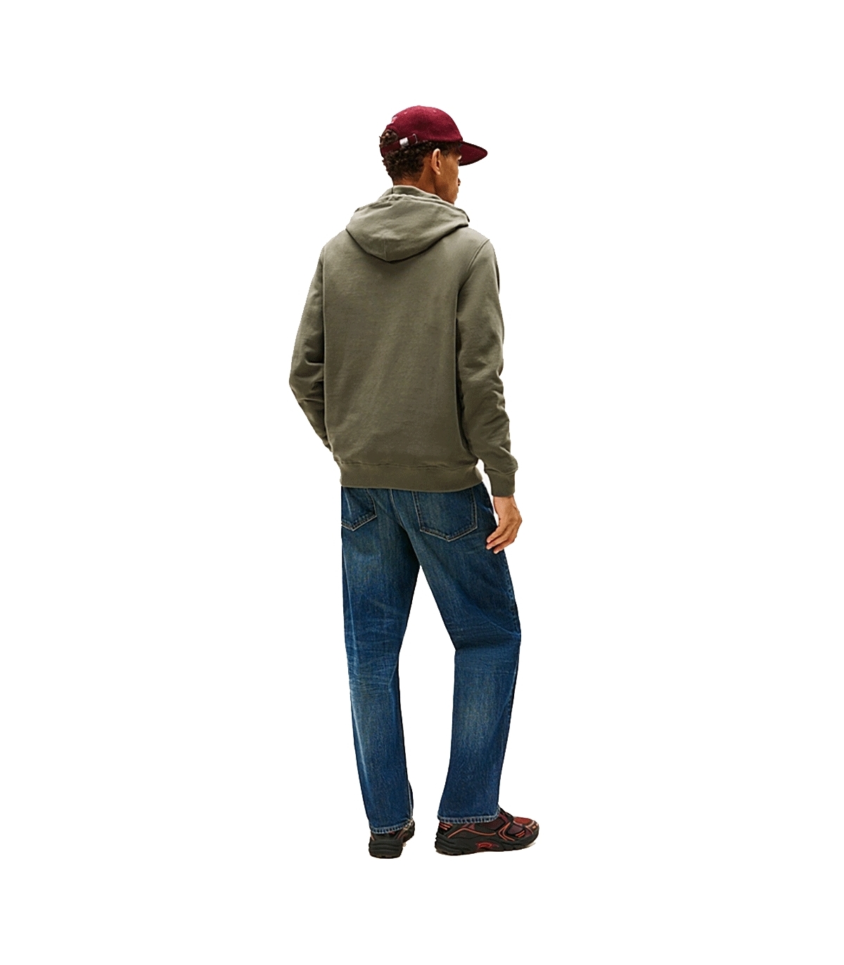 Tommy Hilfiger - Sudadera Verde para Hombre - HOODIE EXT