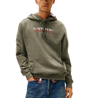 Tommy Hilfiger - Sudadera Verde para Hombre - HOODIE EXT