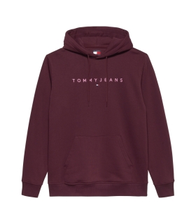 Tommy Hilfiger - Sudadera Burdeos para Hombre - LOGO GOODIE