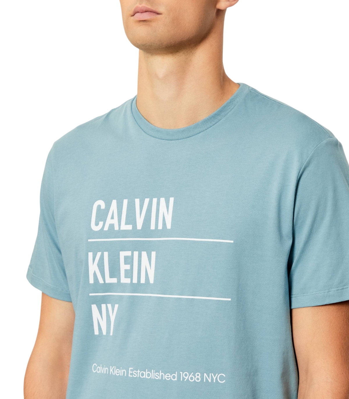 Calvin Klein - Camiseta Azul para Hombre