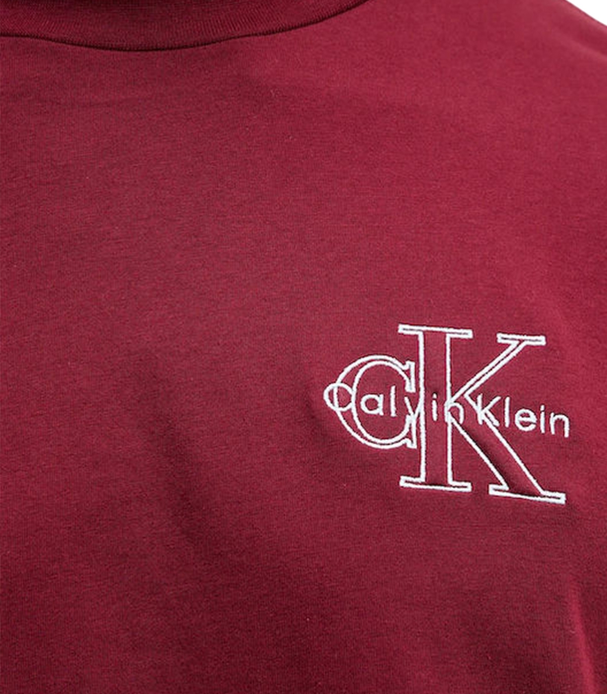 Calvin Klein - Camiseta Burdeos para Hombre