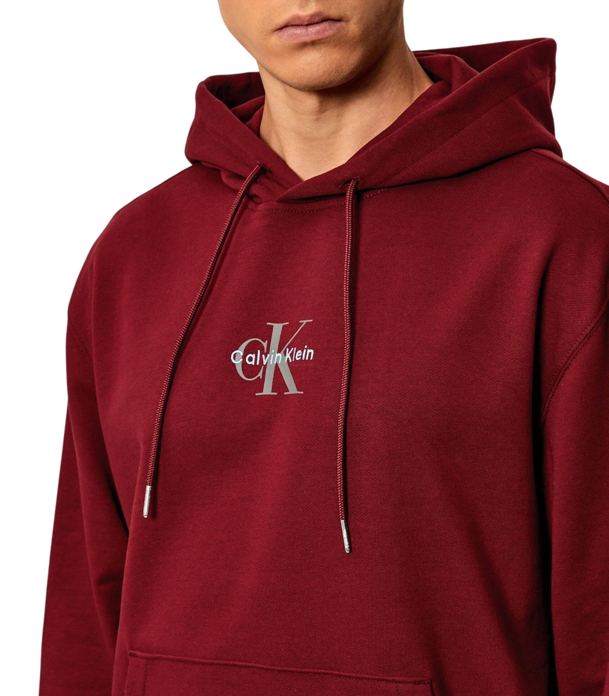 Calvin Klein - Sudadera Burdeos para Hombre