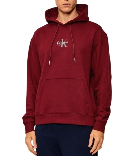 Calvin Klein - Sudadera Burdeos para Hombre