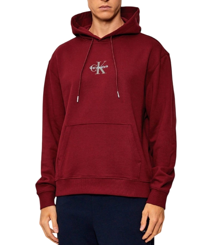 Calvin Klein - Sudadera Burdeos para Hombre