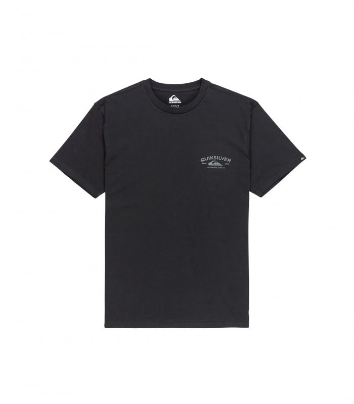 Quiksilver - Camiseta Negra para Hombre - Anchor Lockup
