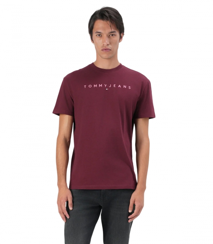Tommy Jeans - Camiseta Burdeos para Hombre