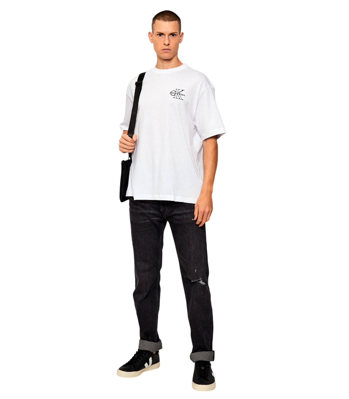 Calvin Klein - Camiseta Blanca para Hombre