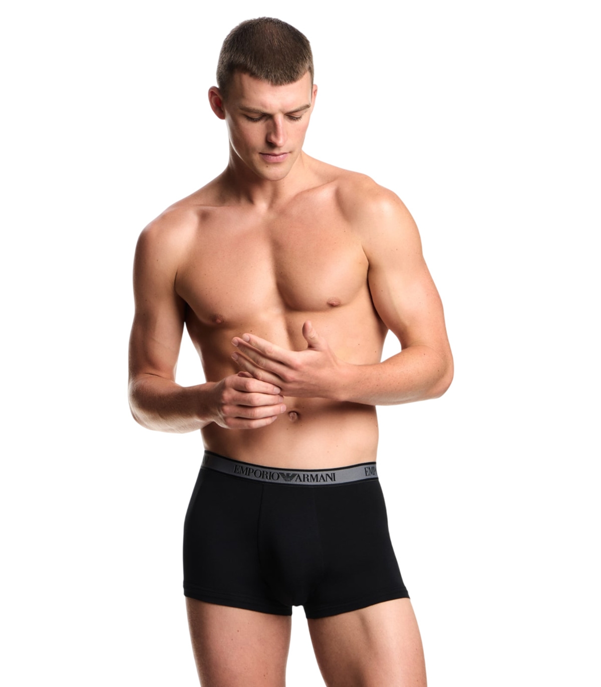 Emporio Armani - Calzoncillos Negros para Hombre