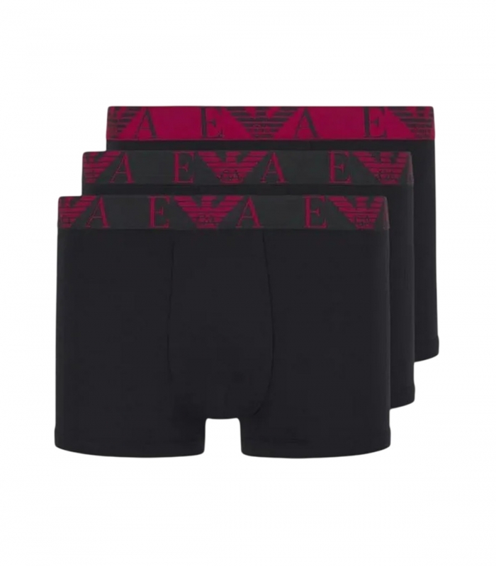 Emporio Armani - Calzoncillos Negros para Hombre - Pack 3