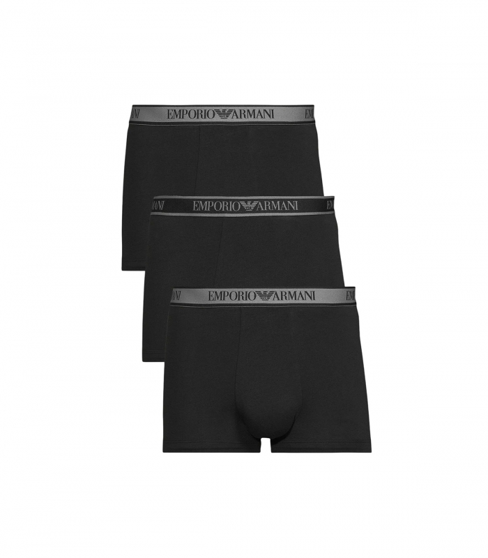 Emporio Armani - Calzoncillos Negros para Hombre - Pack 3
