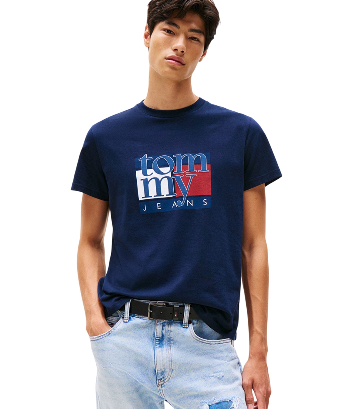 Tommy Jeans - Camiseta Azul Marino para Hombre
