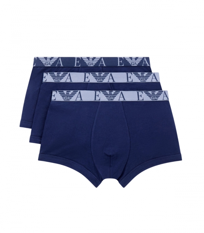Emporio Armani - Calzoncillos Azules para Hombre - Pack 3