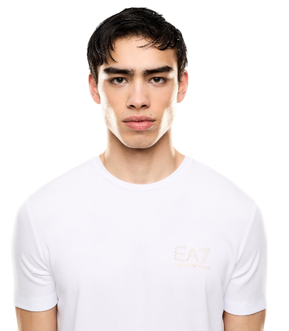 Emporio Armani - Camiseta Blanca para Hombre - Gold Label