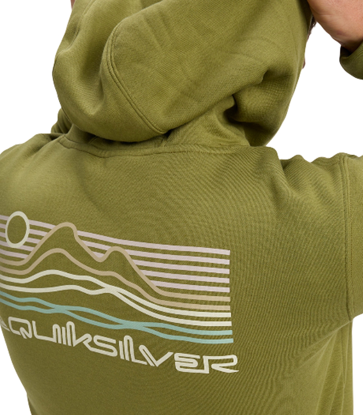 Quiksilver - Sudadera Verde para Hombre - Sunchiser
