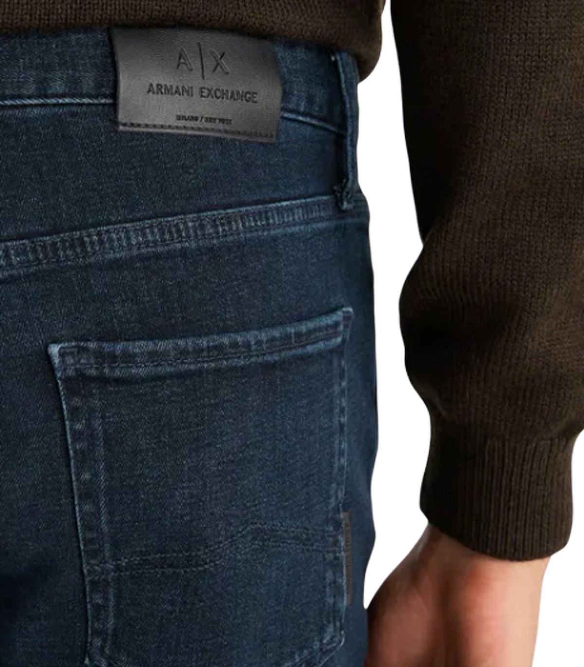 Armani Exchange - Pantalon Negro para Hombre - Slim Fit