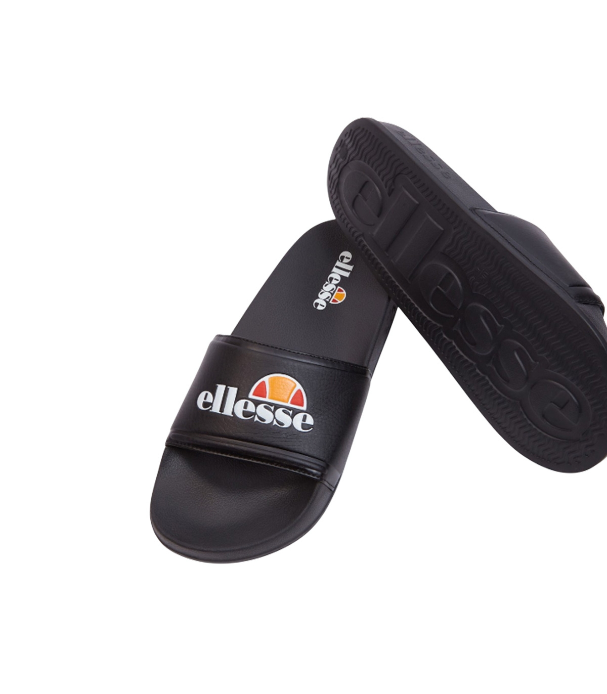 Ellesse - Chanclas Negras para Hombre - Court Slide
