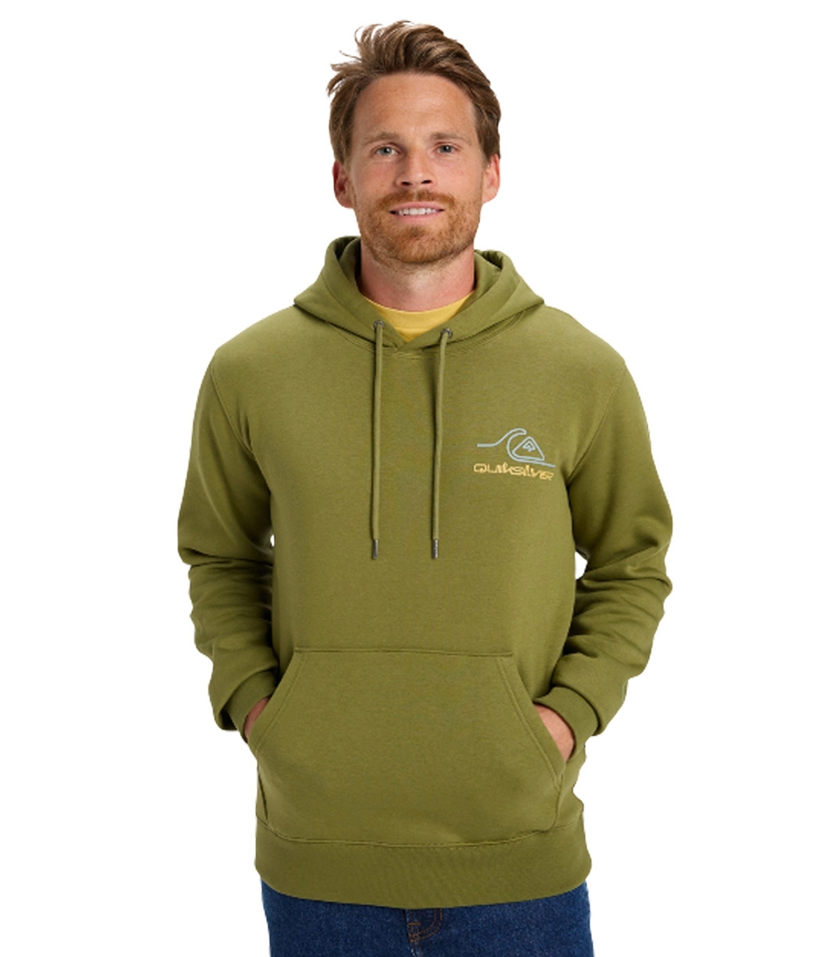 Quiksilver - Sudadera Verde para Hombre - Sunchiser
