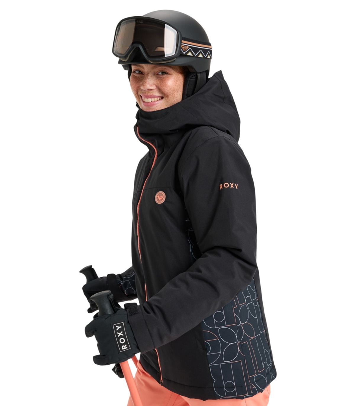 Roxy - Chaqueta Negra para Mujer - Galaxy