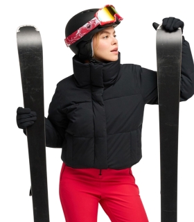 Roxy - Chaquetón Negro para Mujer - Snow Winter Rebel