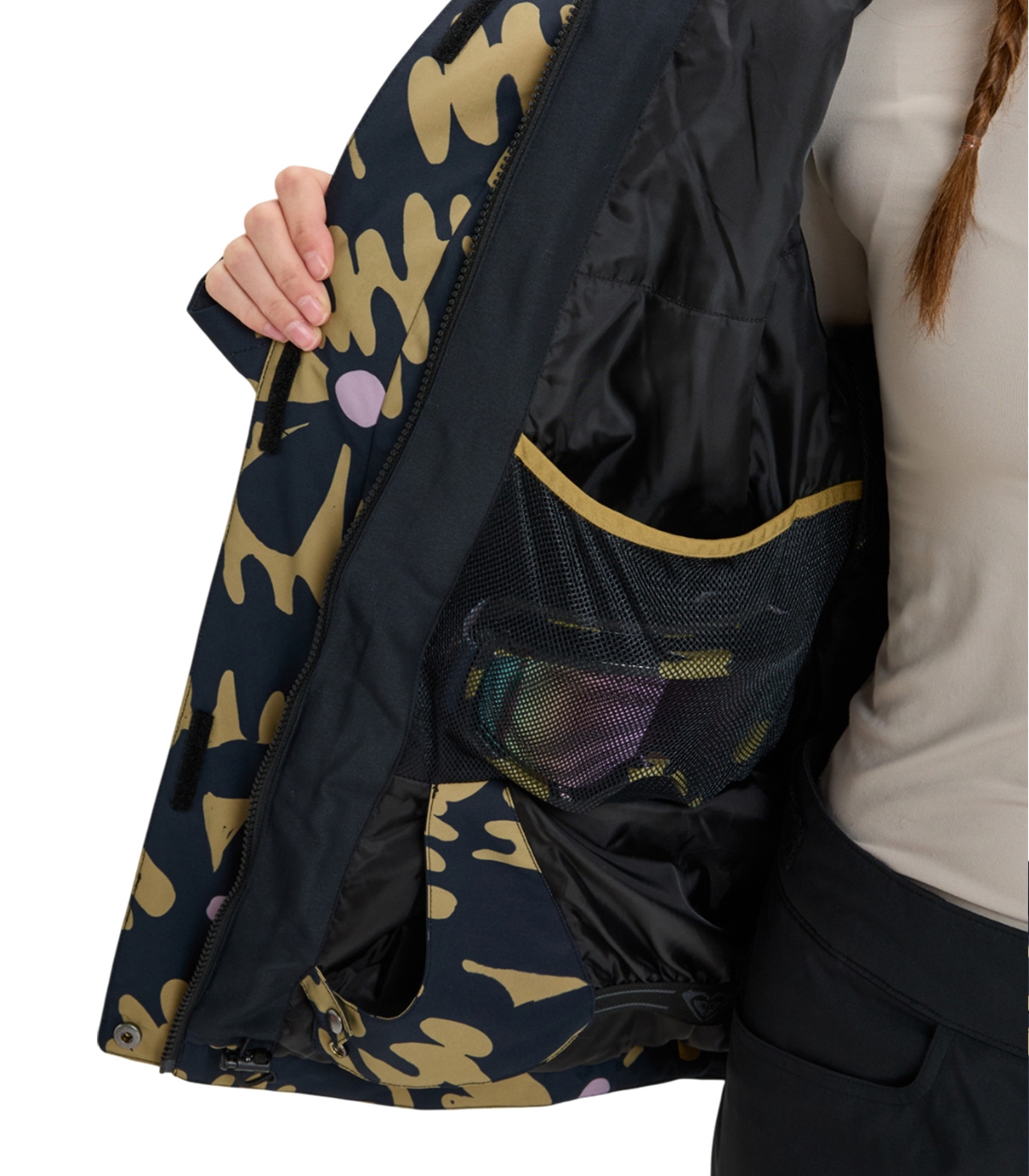 Roxy - Chaqueta Negra para Mujer -Jetty