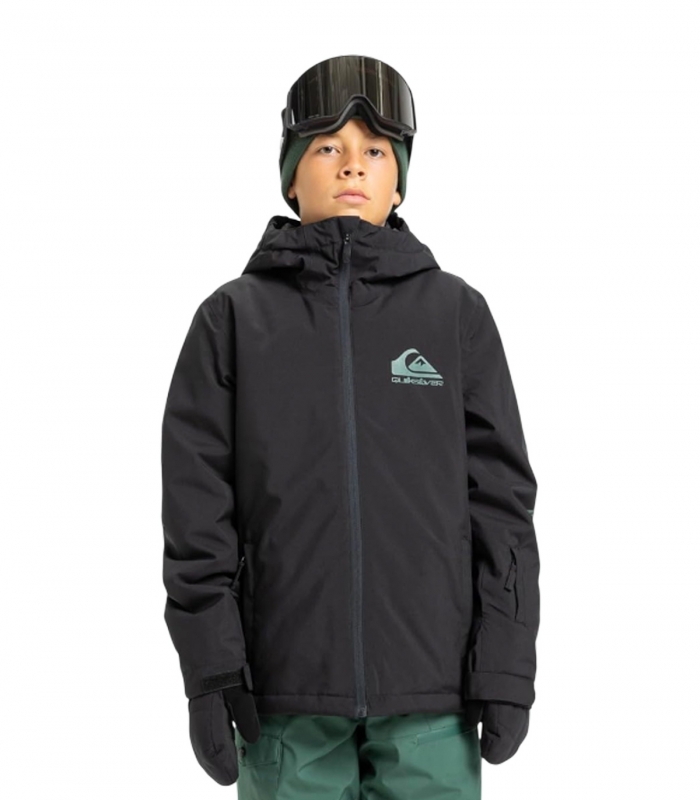 Quiksilver - Chaqueta Negra para Niño - MISSION YOUTH