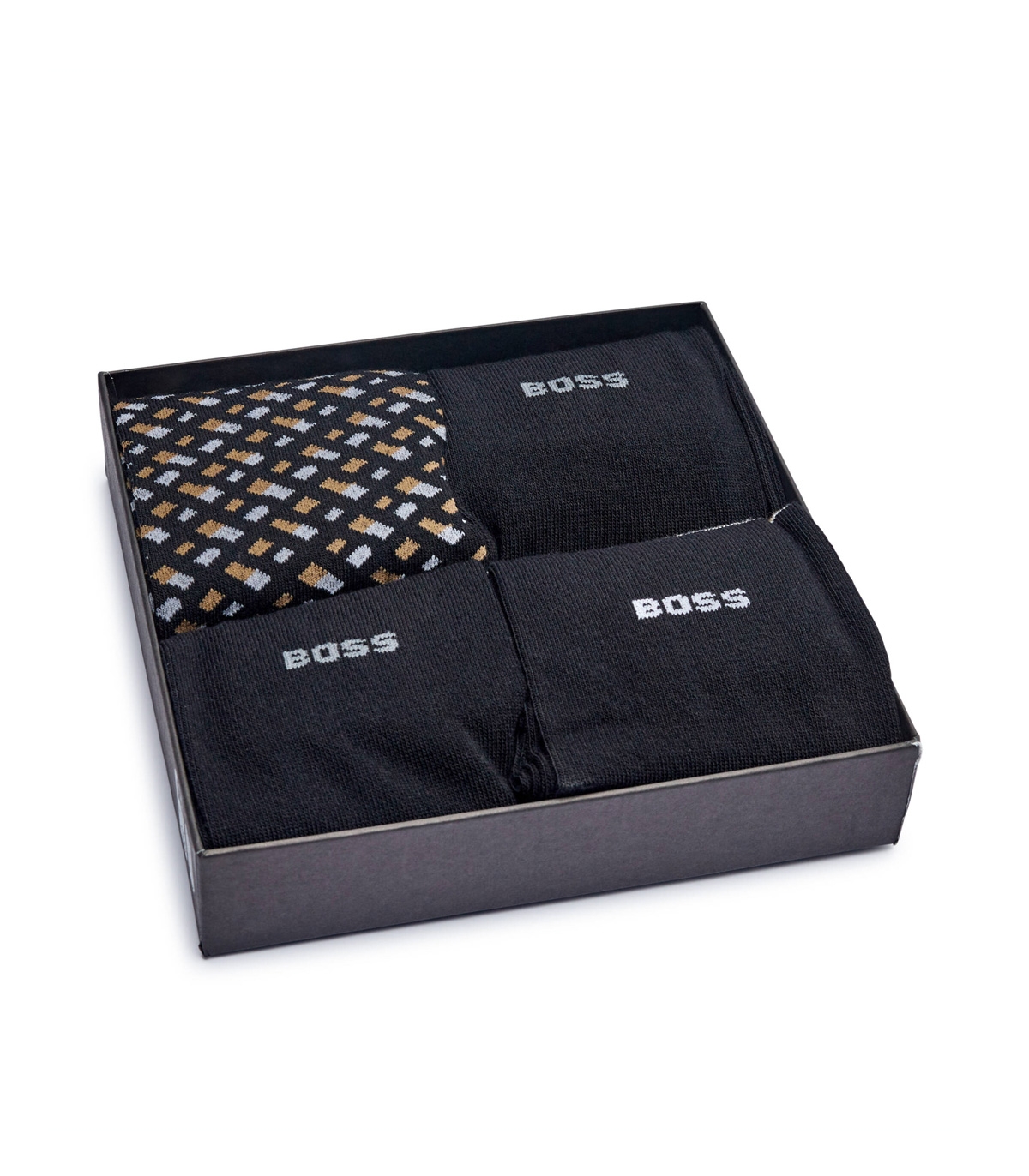 Boss - Calcetines Negro para Hombre - Monogram