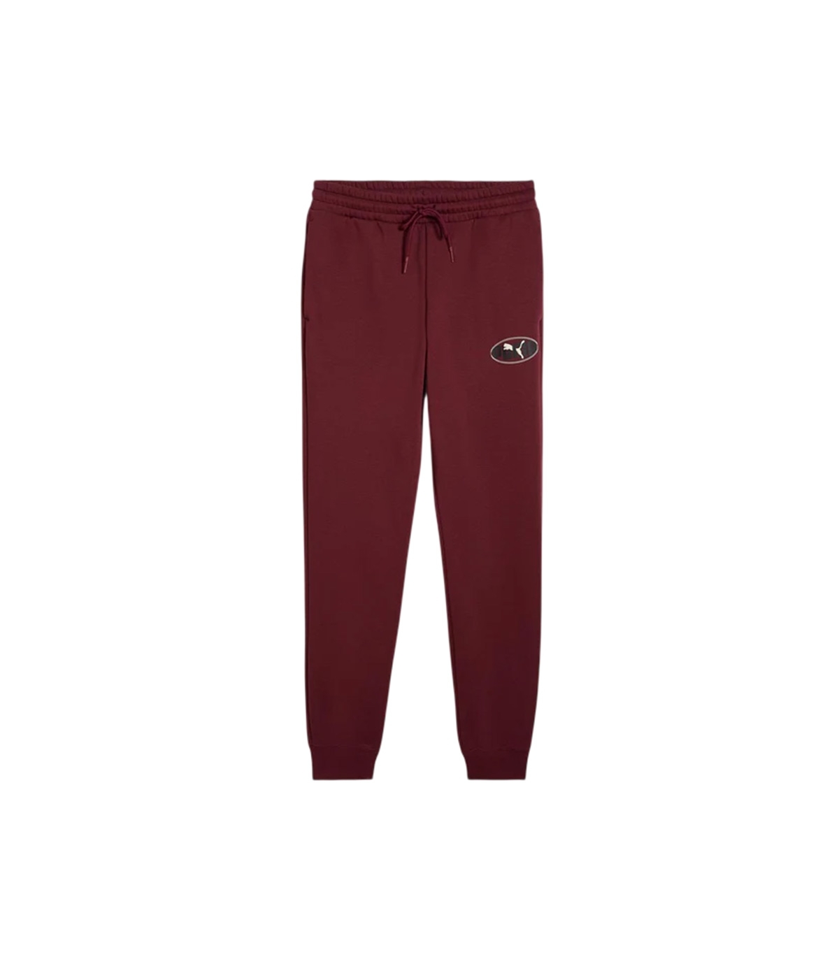 Puma - Pantalón Burdeos para Hombre - Ess logo lab