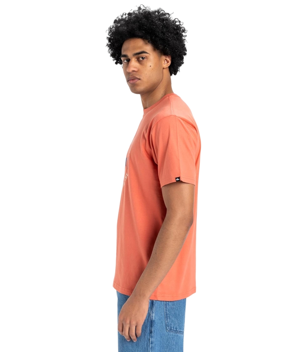 Quiksilver - Camiseta Roja para Hombre - Circle Logo