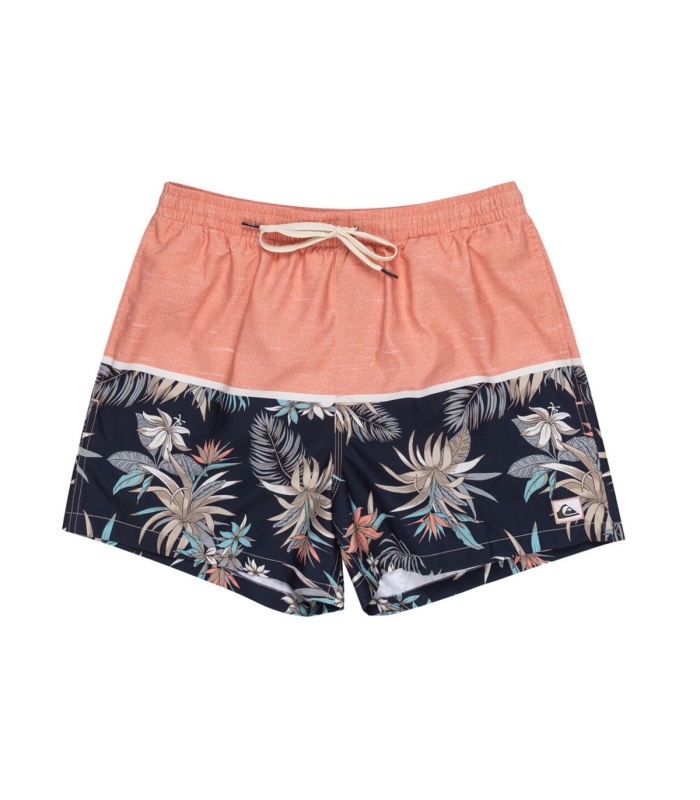 Quiksilver - Bañador Rosa para Hombre - Life On The Reef 15"
