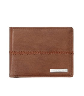 Quiksilver - Cartera Marrón para Hombre - Stitchy
