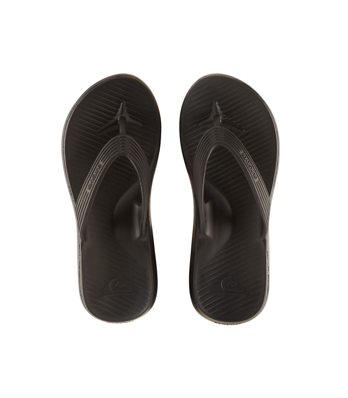 Quiksilver - Chanclas Negras para Hombre - Salvage