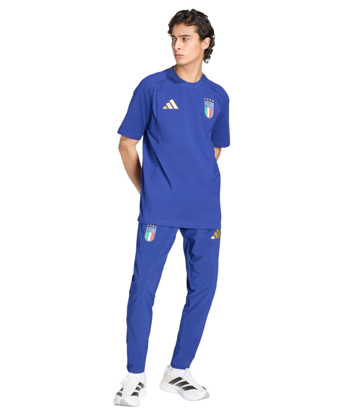 Adidas - Camiseta Azul para Hombre - Italia 26