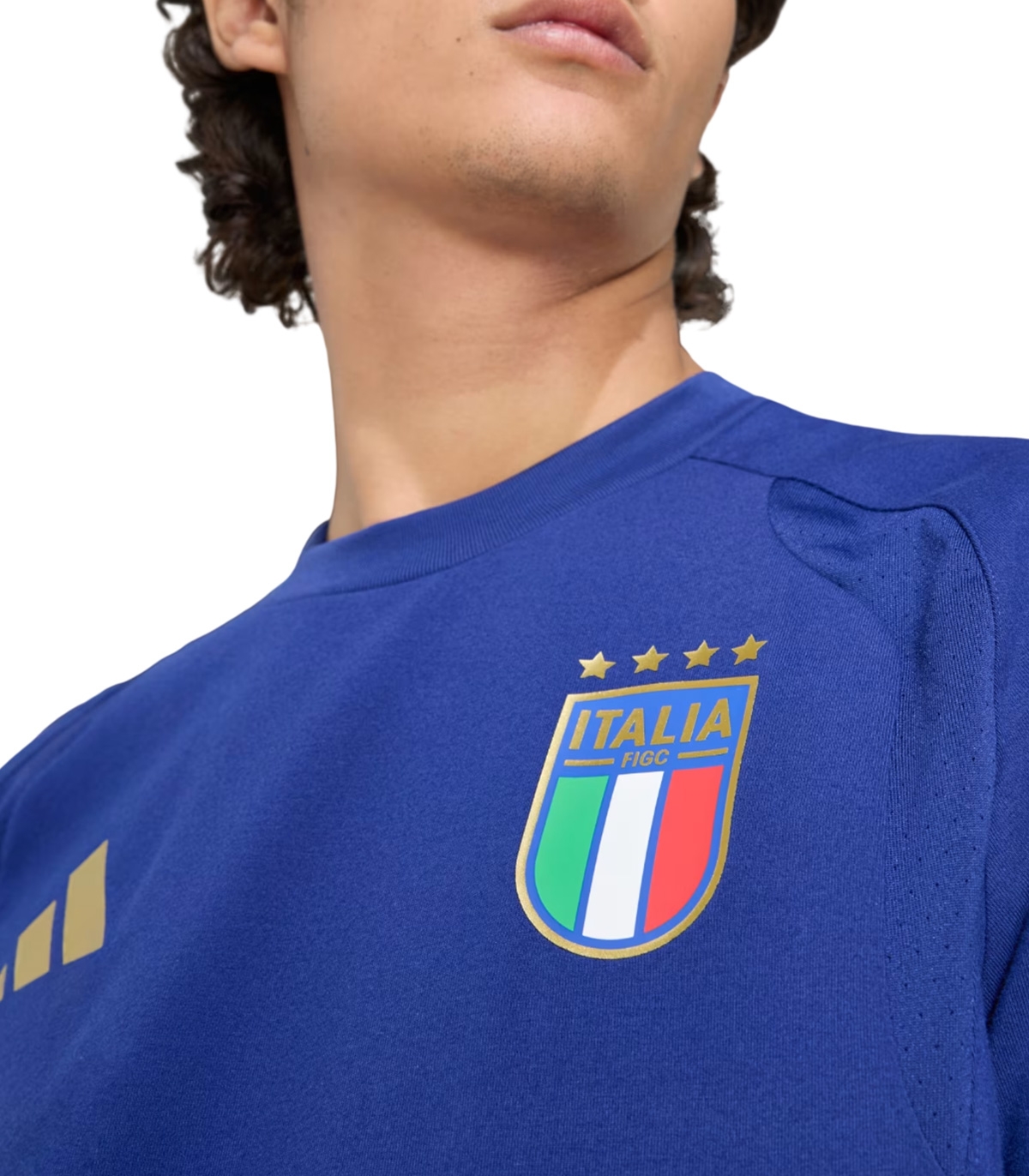 Adidas - Camiseta Azul para Hombre - Italia 26