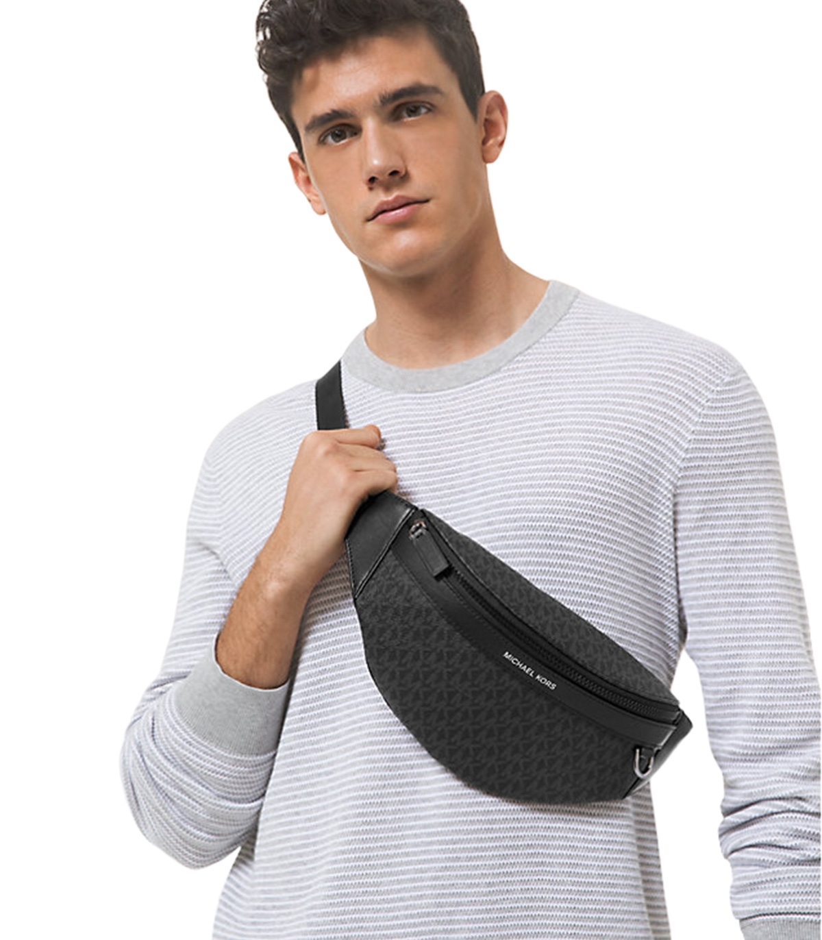 Michael Kors - Riñonera Negra para Hombre