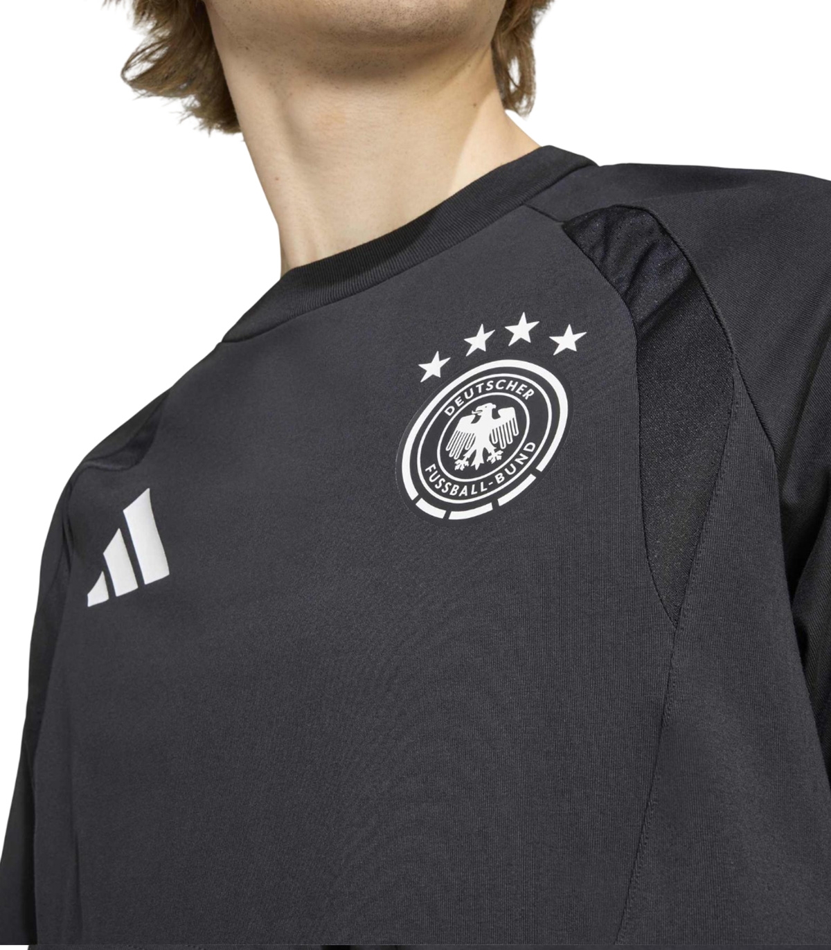 Adidas - Camiseta Negra para Hombre - Alemania 26