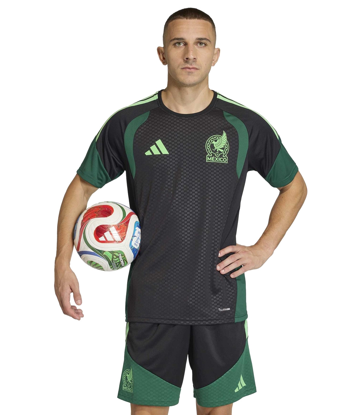 Adidas Performance - Camiseta Negra para Hombre - Mexico